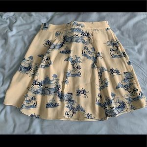 Aritzia Sunday Best Xenia Size 8 Printed Miniskirt